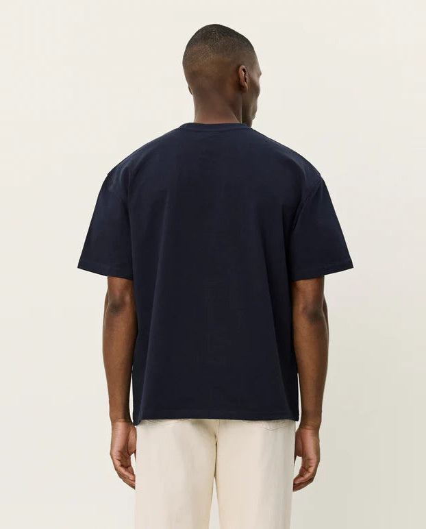 Mens Les Deux Navy Crew T Shirt - image 5