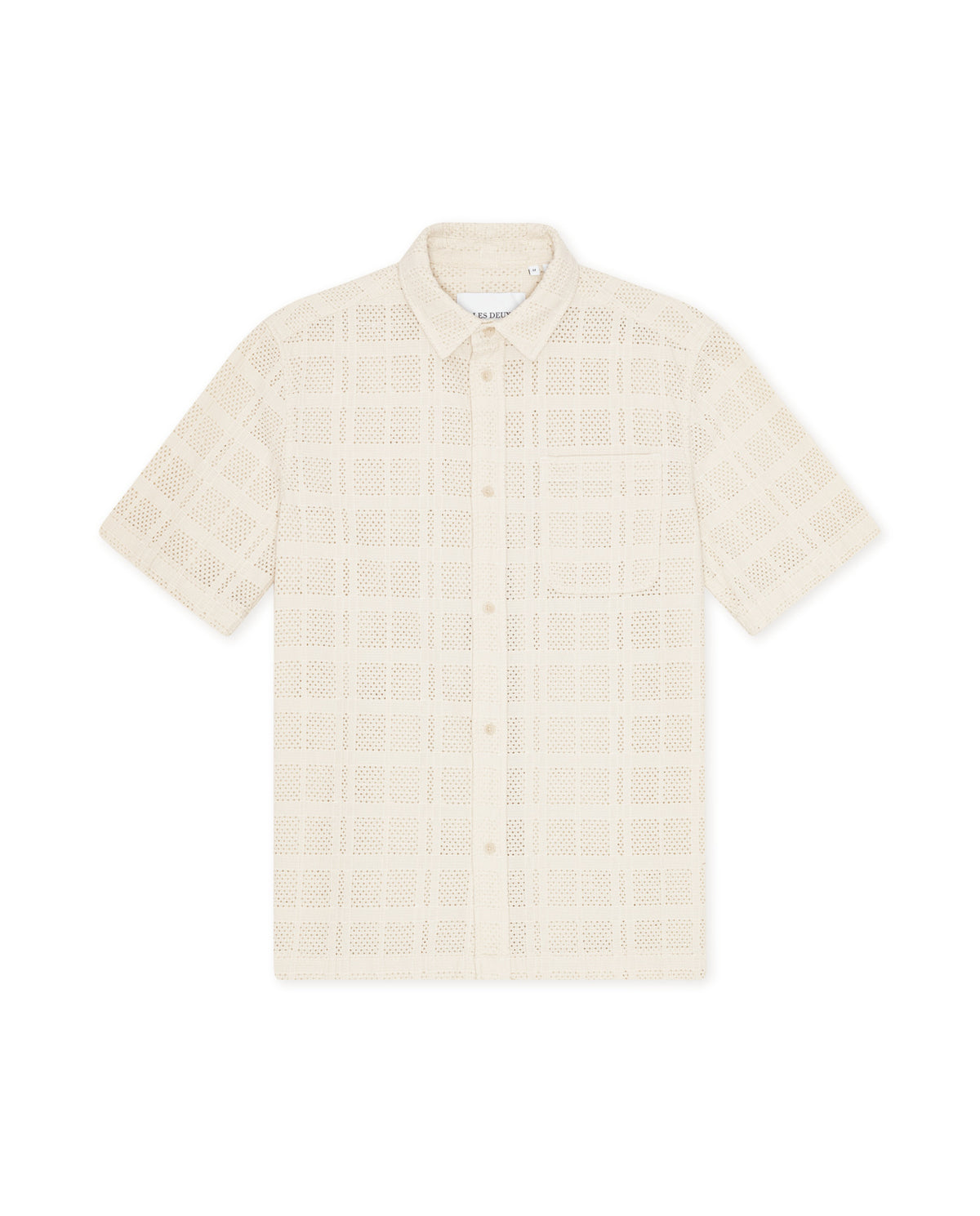 Mens Les Deux Ivory Charlie SS Shirt & Short Set - image 5