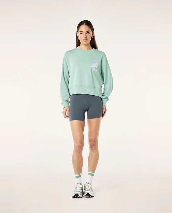 Women's P.E Nation Summit Sweat in Dusty Mint — view 5