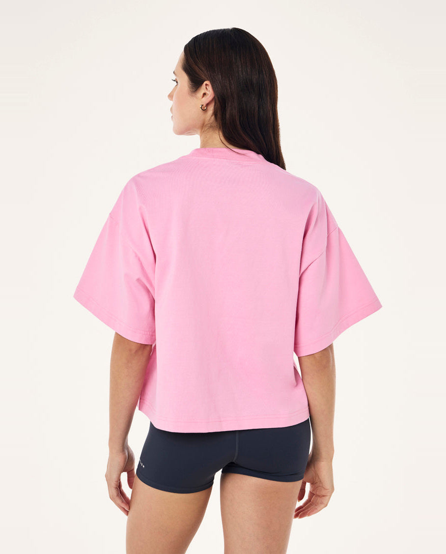 Women's P.E Nation Pink Superfine Tee — view 5