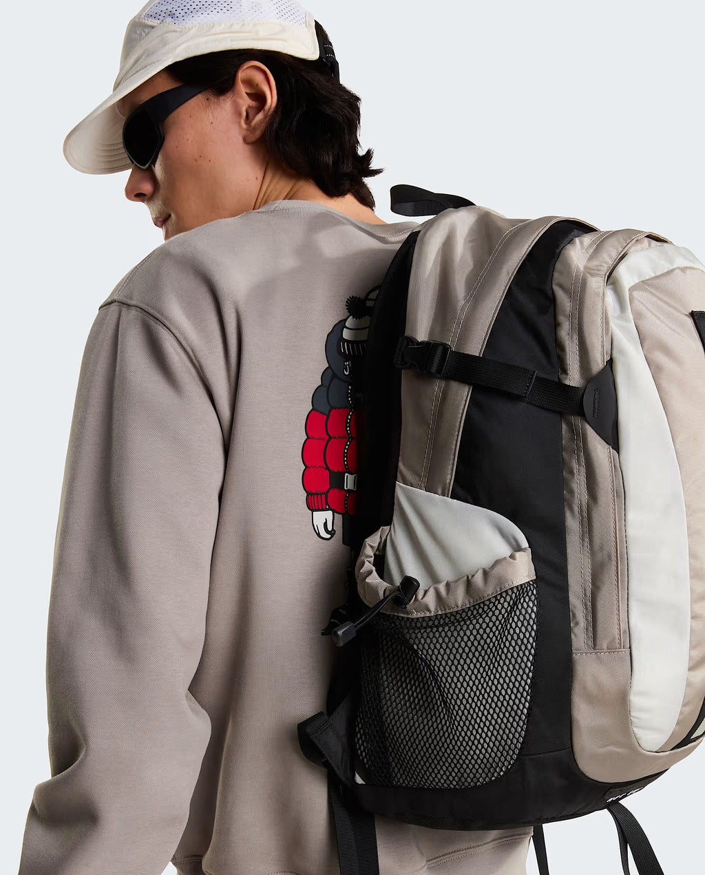The North Face Gear Up Get Out Relaxed Crew Sweatshirt Stone Slab — view 4