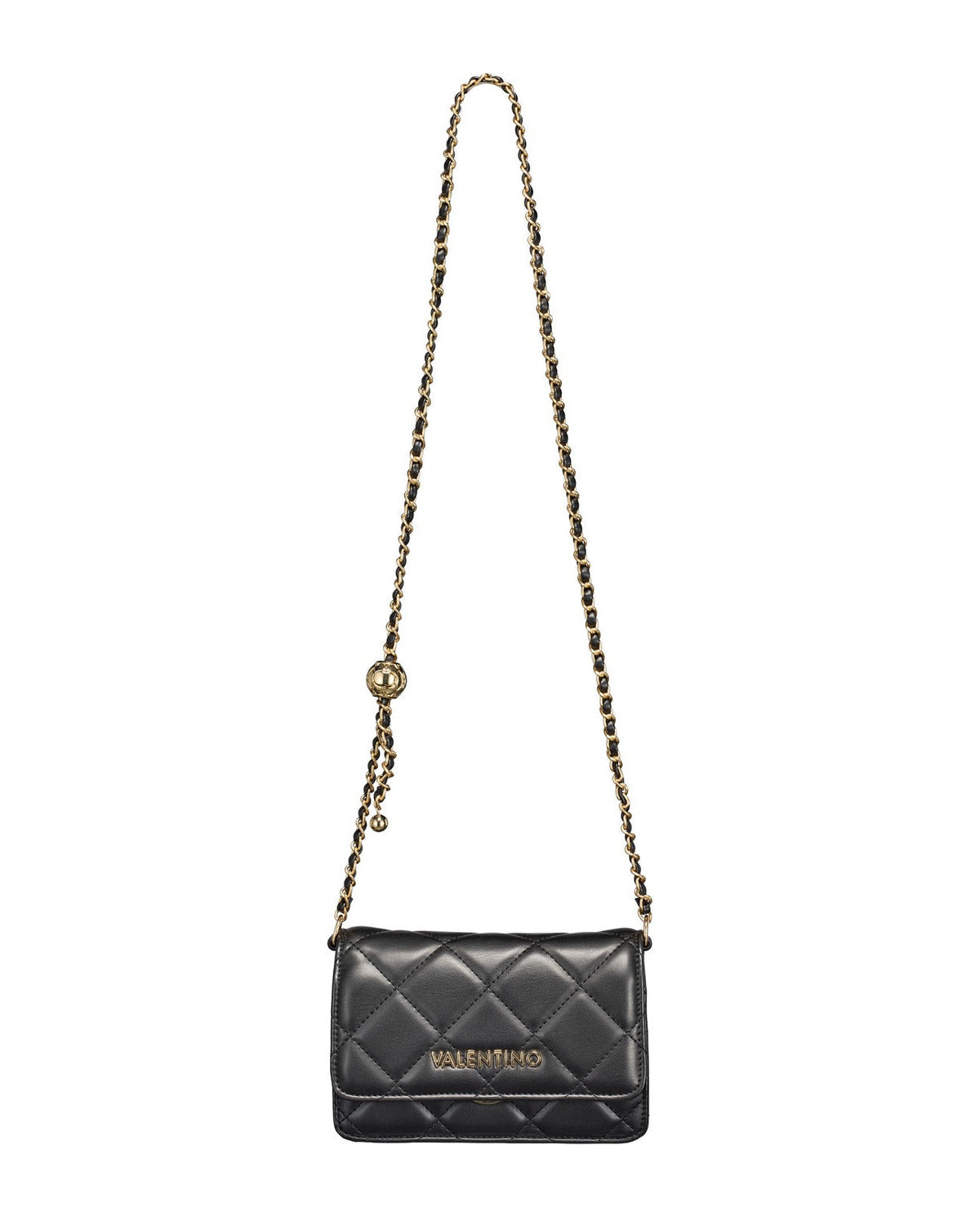 Women's Valentino Ocarina Flap Bag In Black