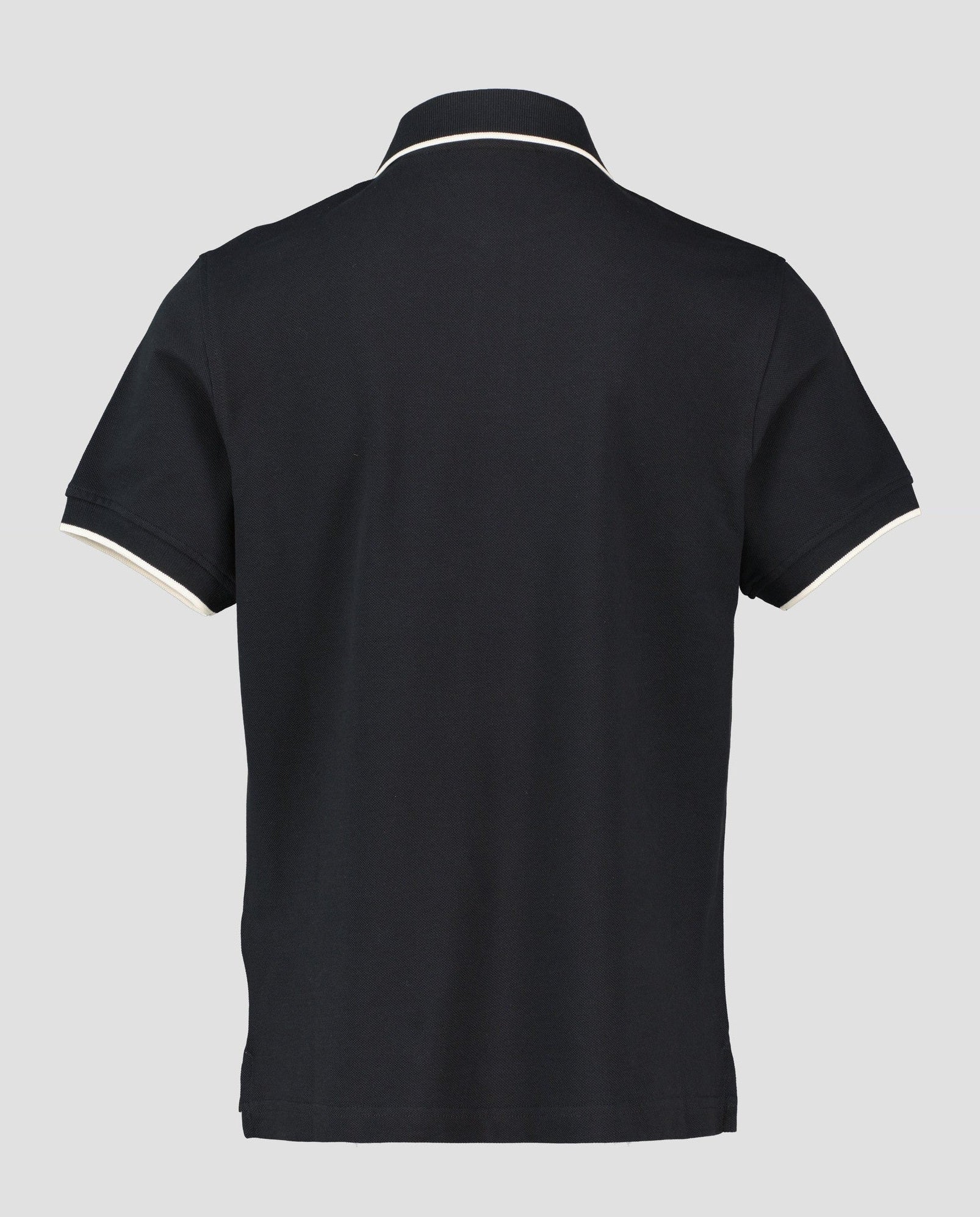 Men's Belstaff Black Tipped Polo Shirt