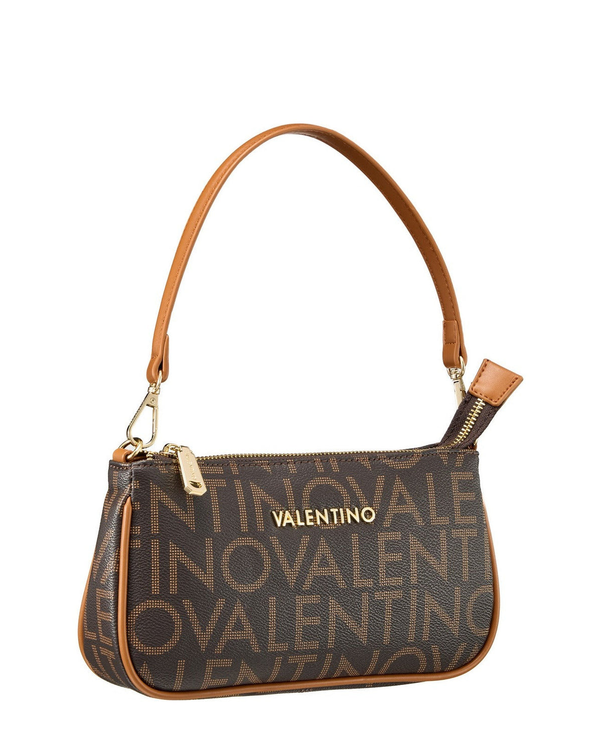 Women's Valentino Regina Re Shoulder Bag In Dark Brown