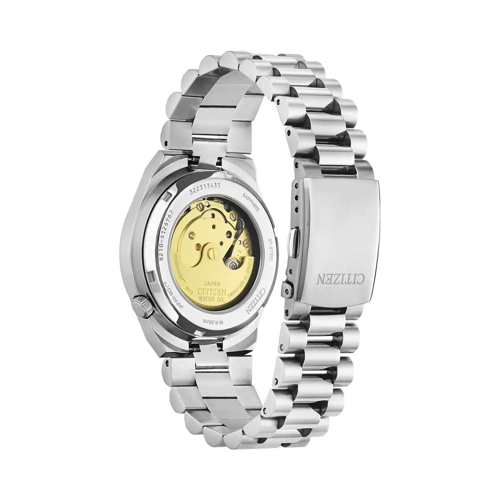 The Gents Citizen Tsuyosa Navy Blue Dial Automatic Bracelet Watch Stainless Steel, a navy blue stainless steel bracelet watch from Citizen, available at OD’s Jewellers in St Helens.