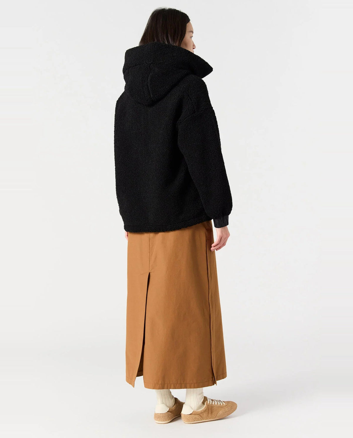 Women's Parajumpers Noelle Black Fleece Jacket - image 6