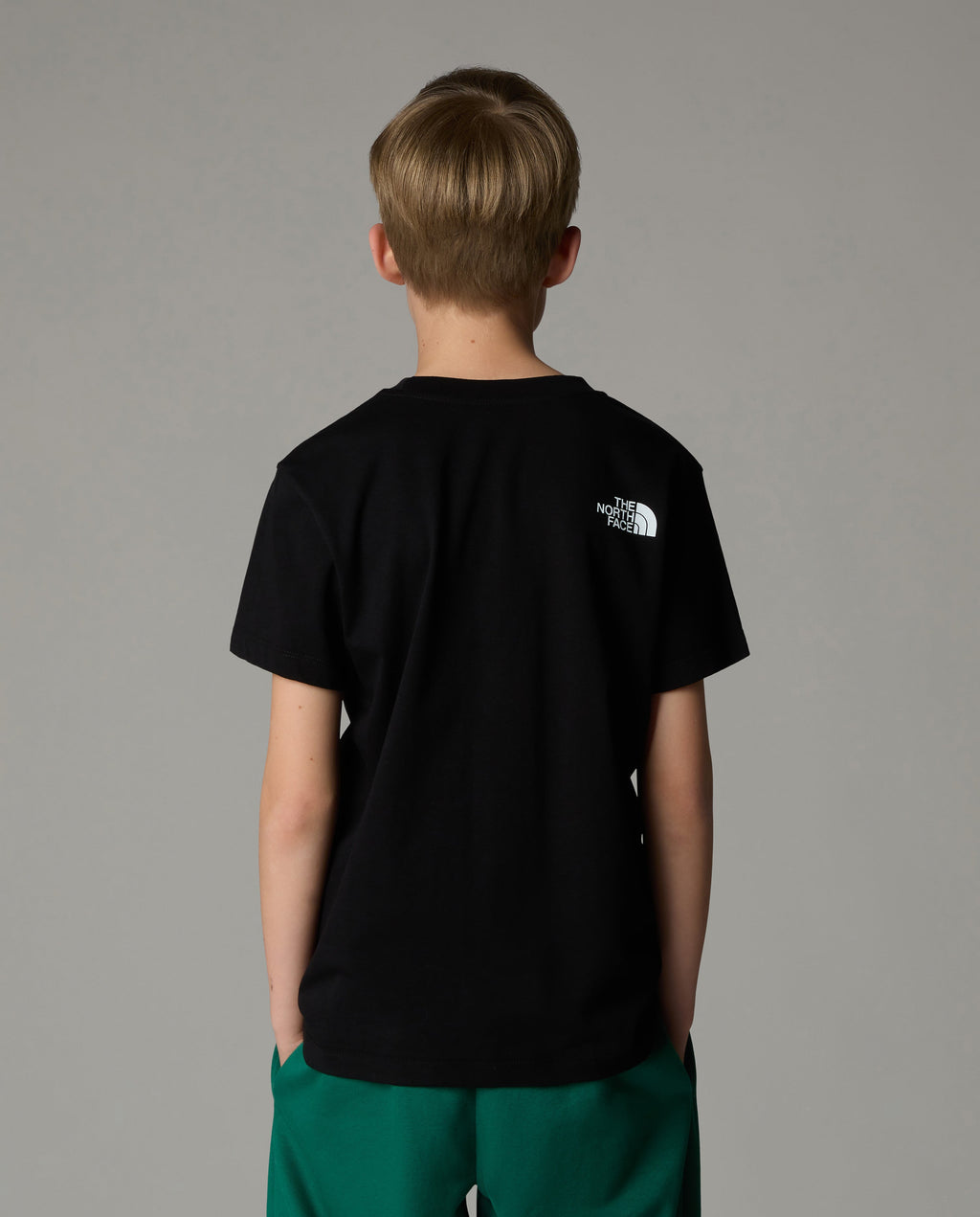 Boy’s The North Face Black Topographic T Shirt — view 5