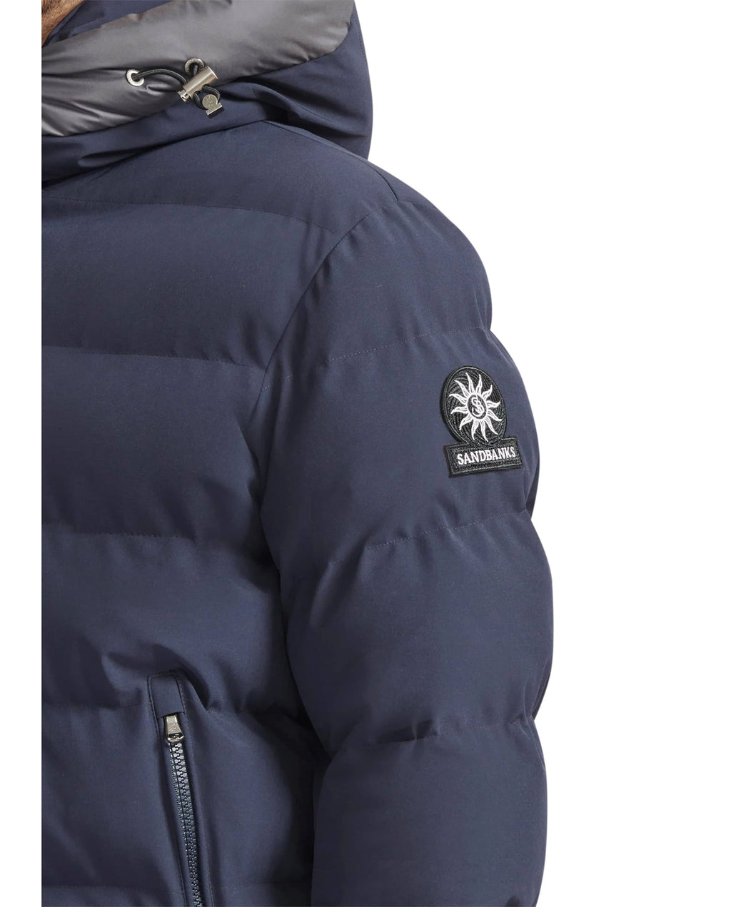 Men's Sandbanks Banks Short Puffer in Navy — image 06