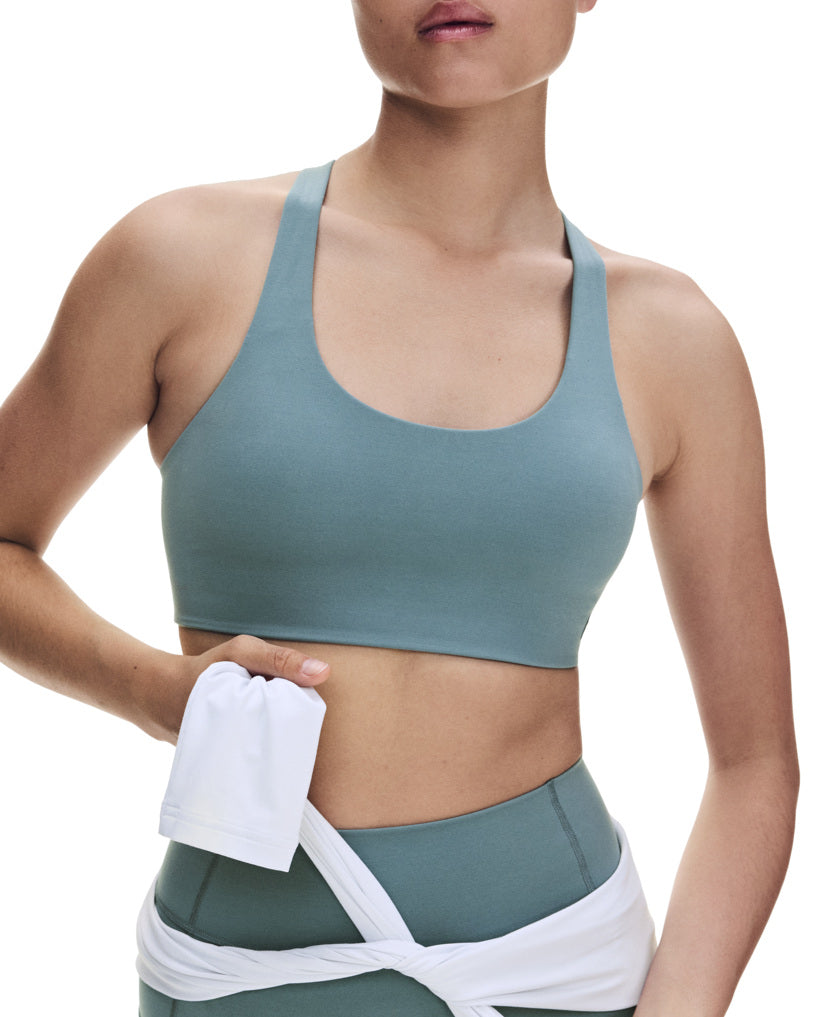Women's On Running Studio Racerback Bra 1 Agave — view 5