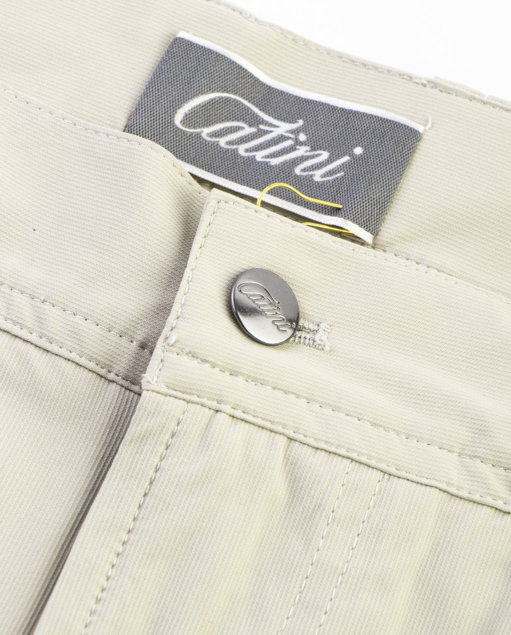 Men's Catini Leggero Lightweight Trousers in Stone — image 5