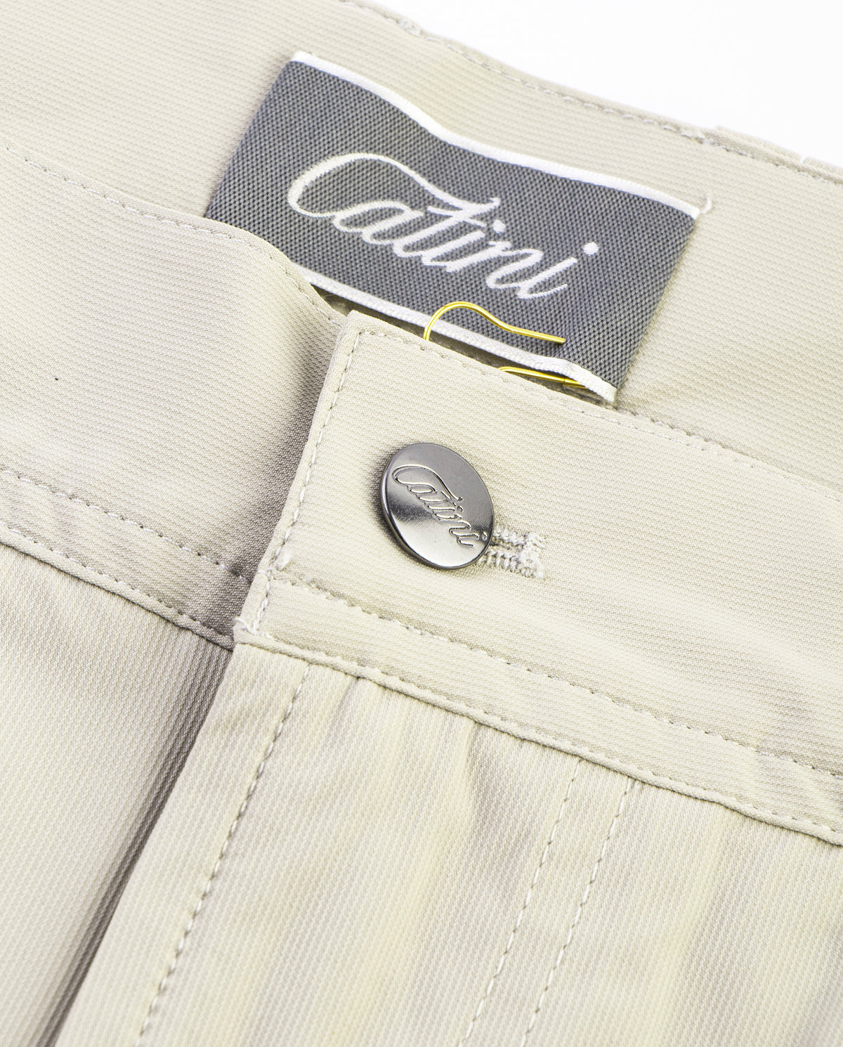 Men's Catini Leggero Lightweight Trousers in Stone — image 5