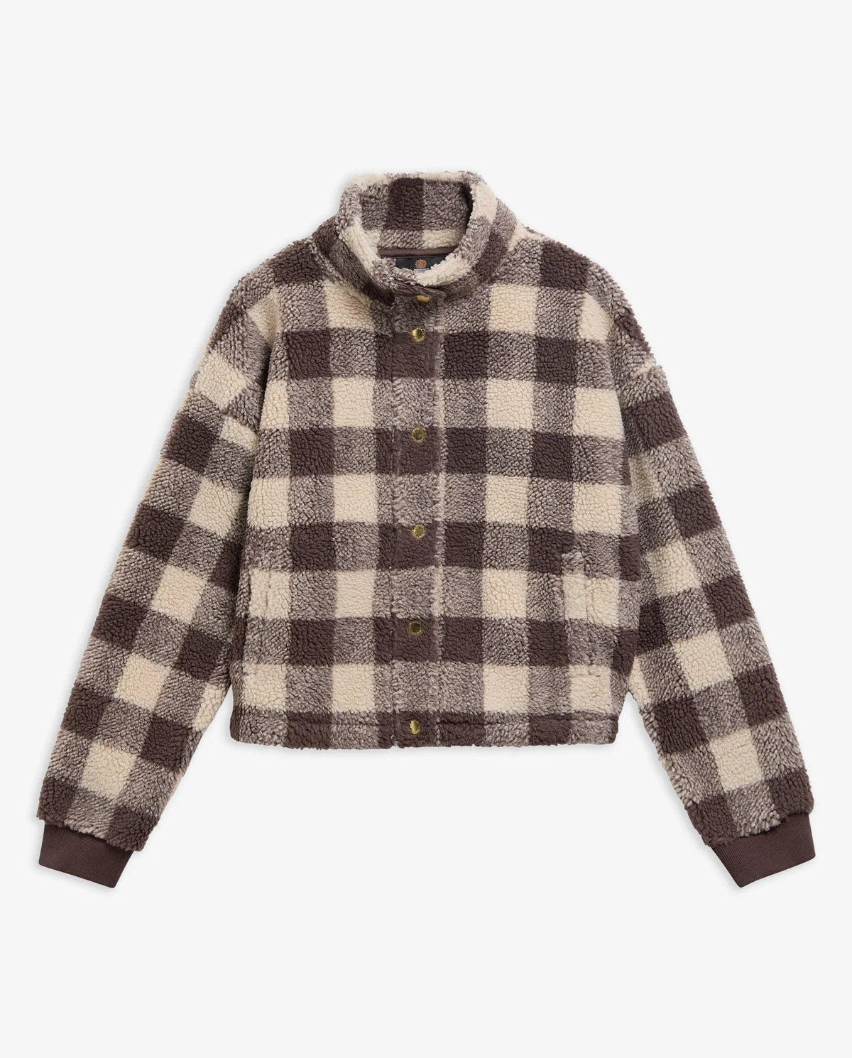 Women's Barbour International Amaya Fleece In Truffle Multi — view 6