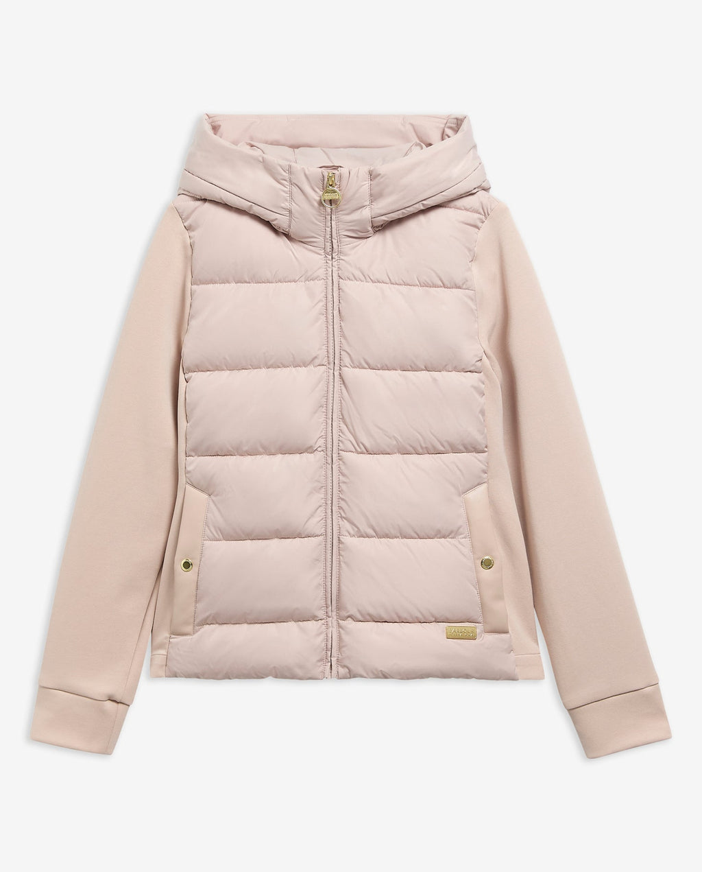 Women's Barbour International Conway Quilted Sweat In Nutmeg — view 6