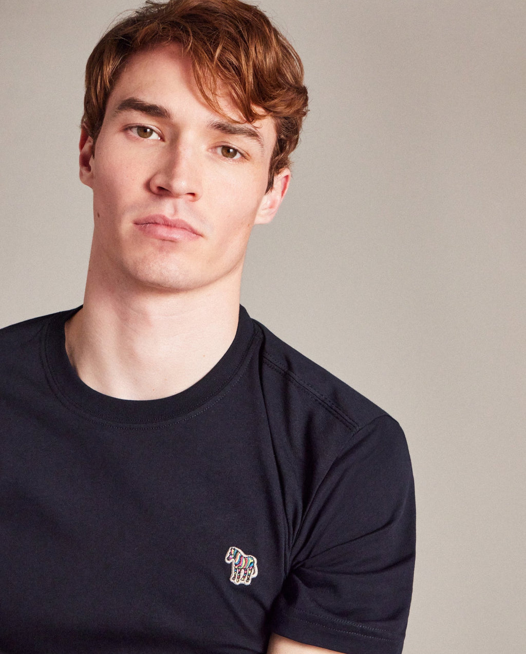 Men's Paul Smith Navy Short Sleeve Reg Fit Zebra T-Shirt - image 6