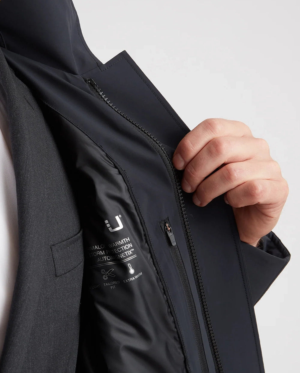 Men's UBR Black Regulator Coat - image 6