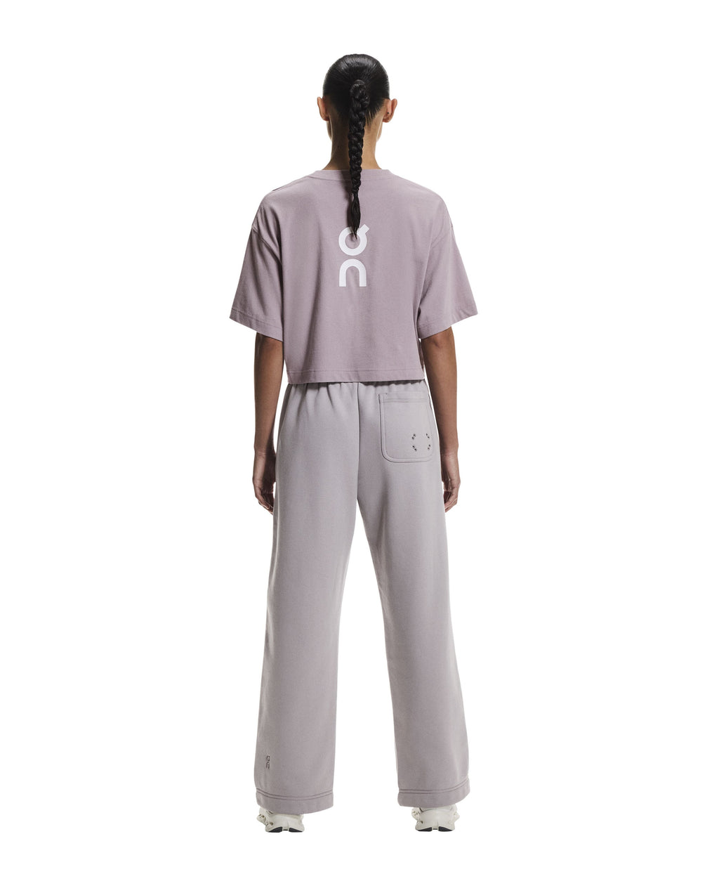 Women's On Running Club Boxy T-Shirt in Heron — view 6