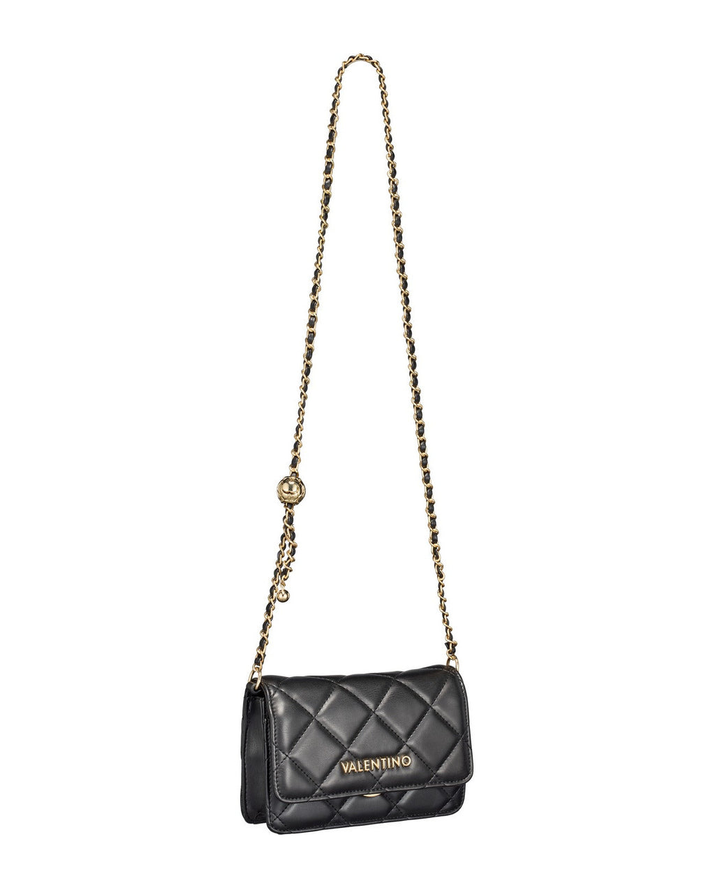 Women's Valentino Ocarina Flap Bag In Black