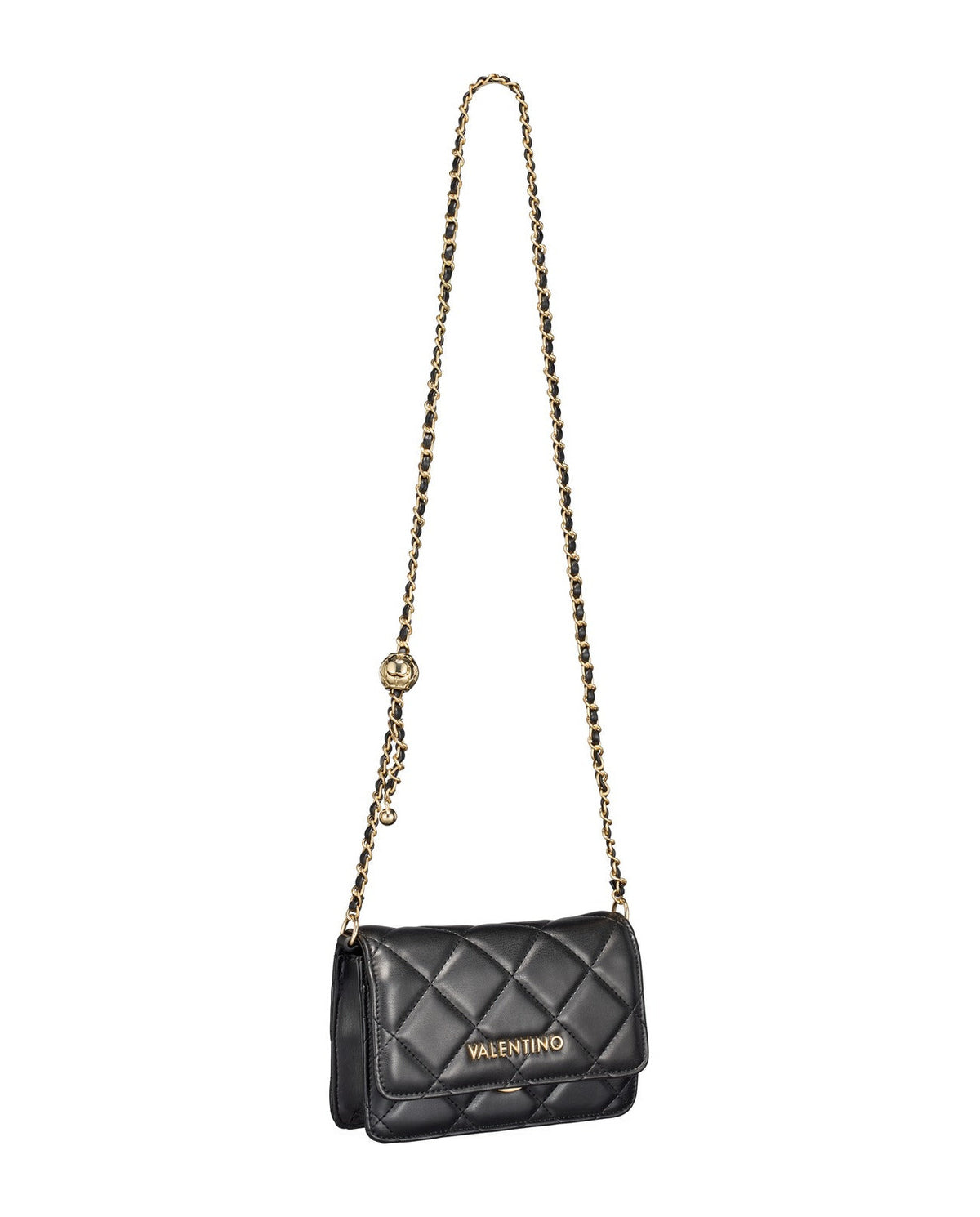 Women's Valentino Ocarina Flap Bag In Black