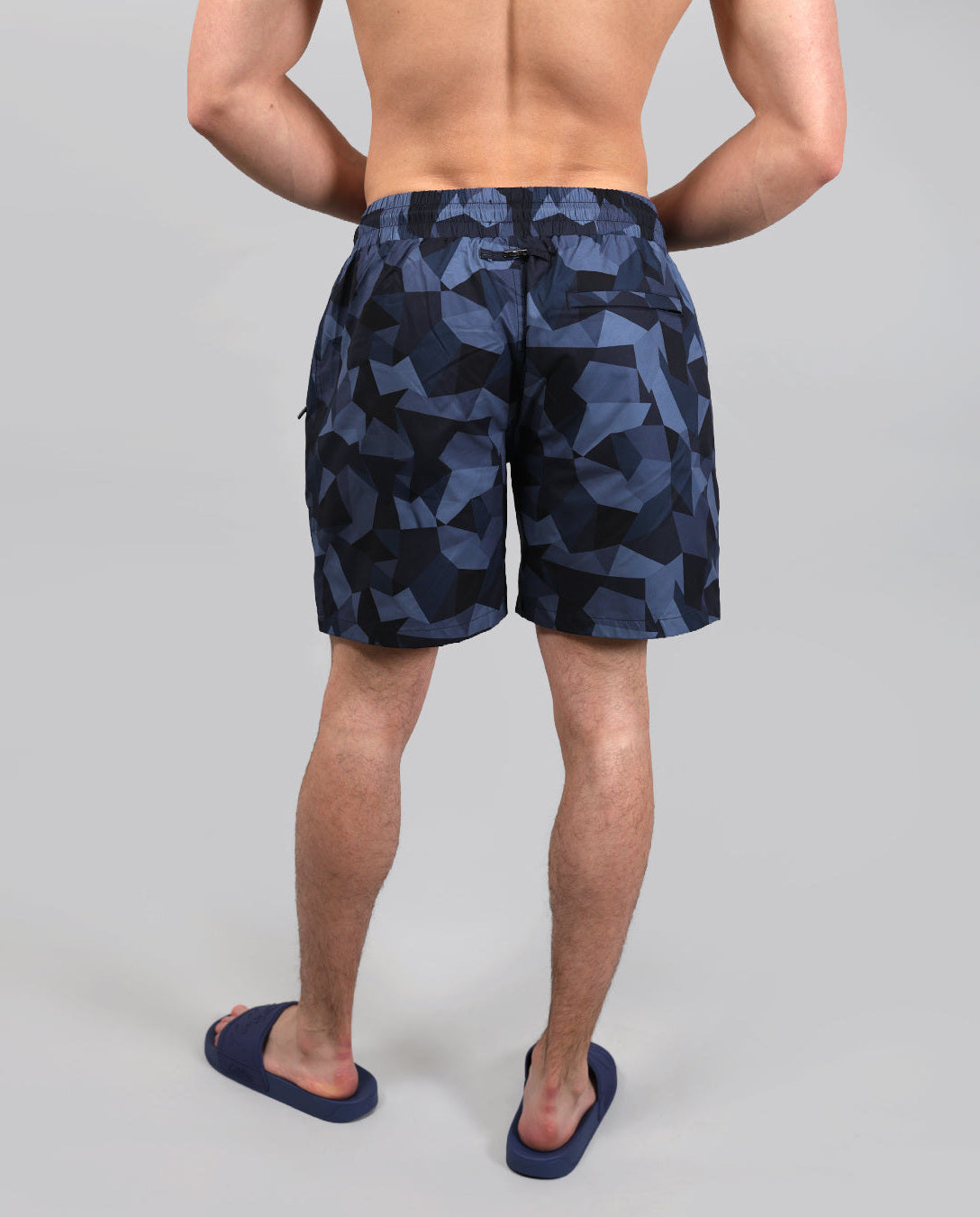 Men's Catini Astratto Shorts in Navy — image 4