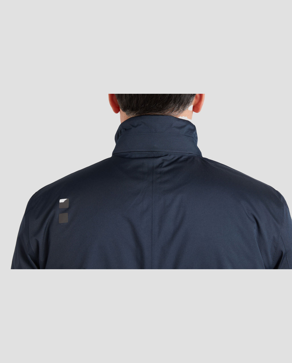 Men's UBR Black Storm Coat in Navy - image 6