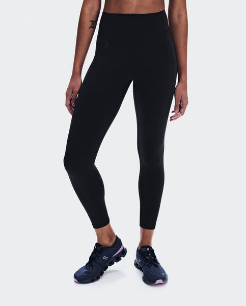Women's On Running Black Core Bra & 7/8 Studio Tights Set — view 5