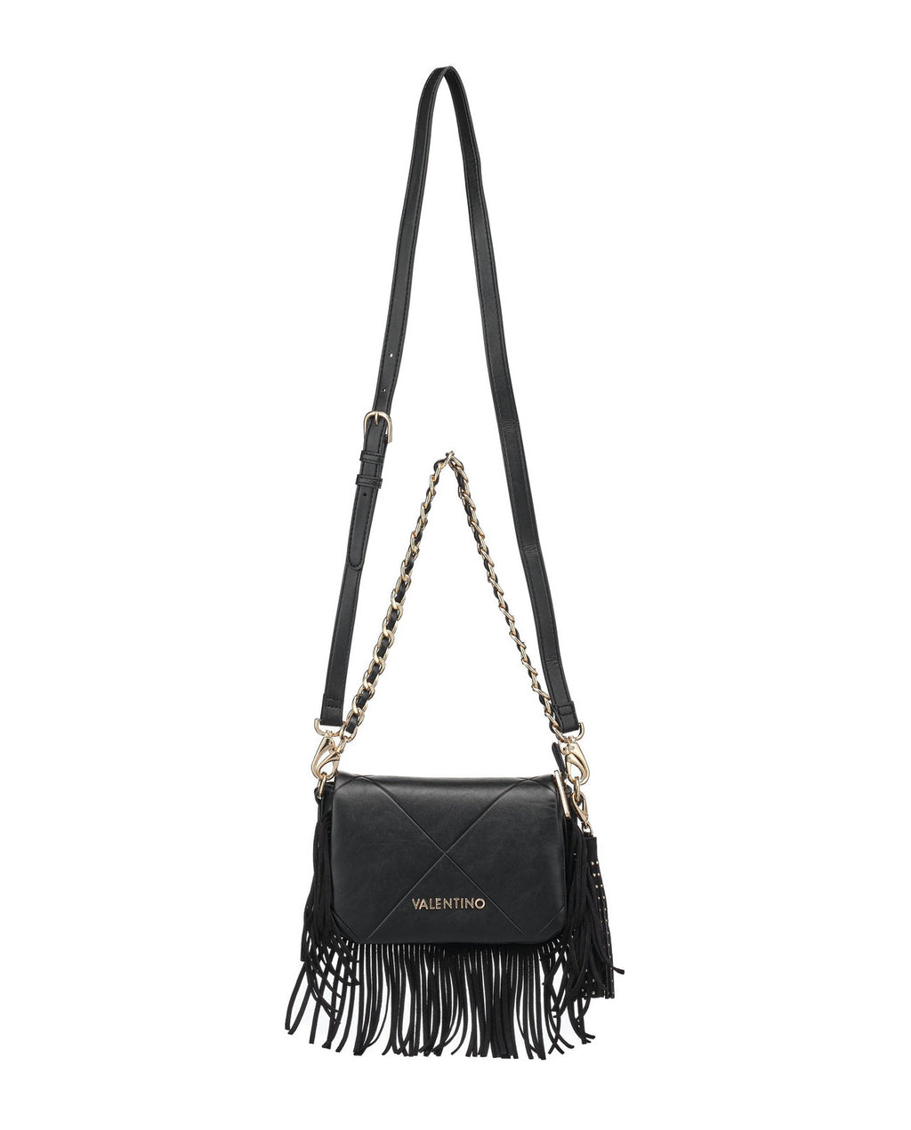 Women's Valentino Astrid Flap Bag In Black