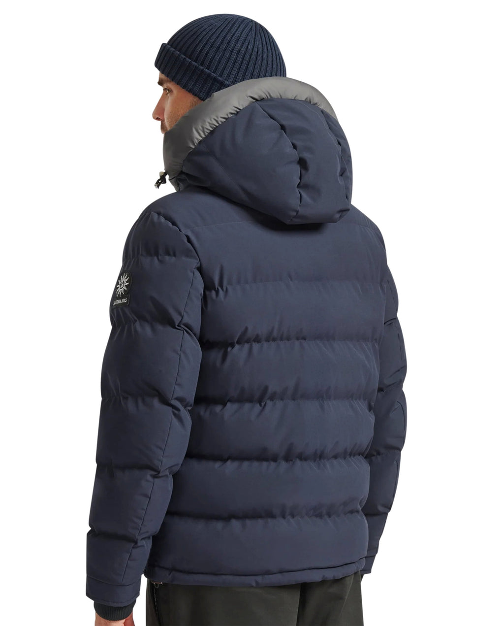 Men's Sandbanks Banks Short Puffer in Navy — image 07