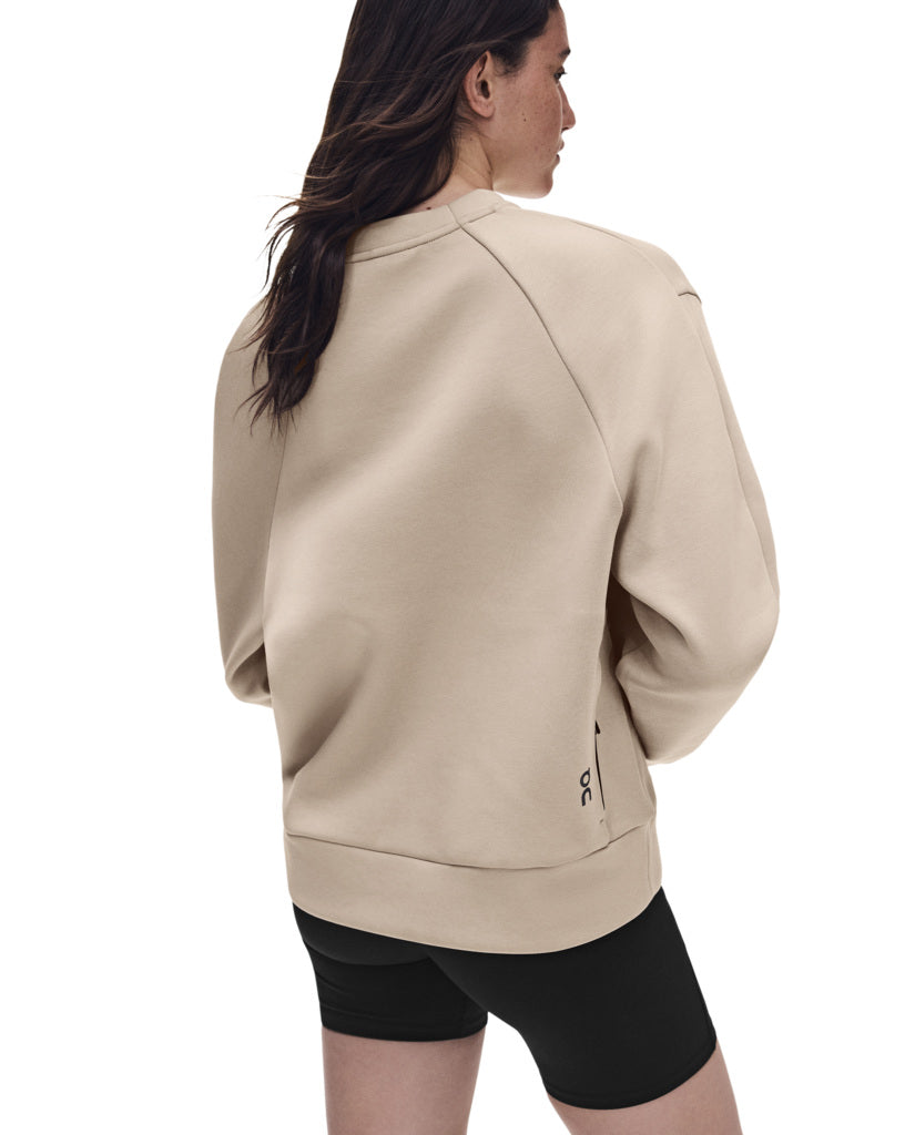 Women's On Running Focus Tech Crew 1 Desert — view 6