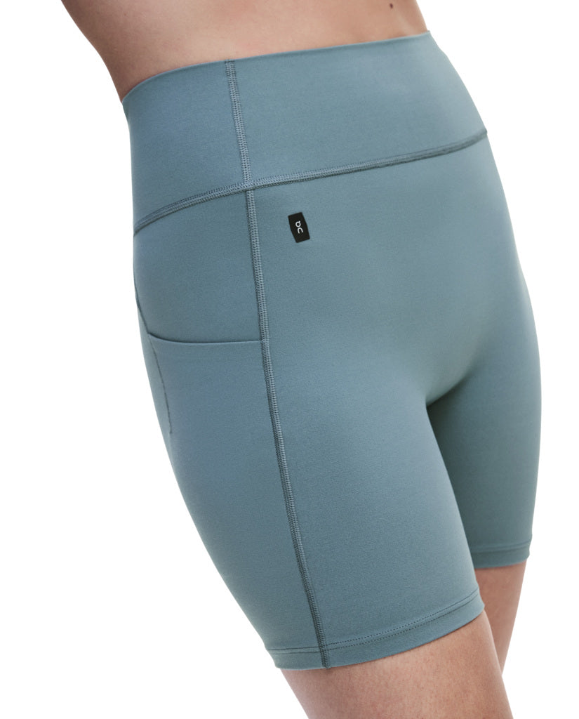 Women's On Running Studio Tights Short 6" 1 Agave — view 6