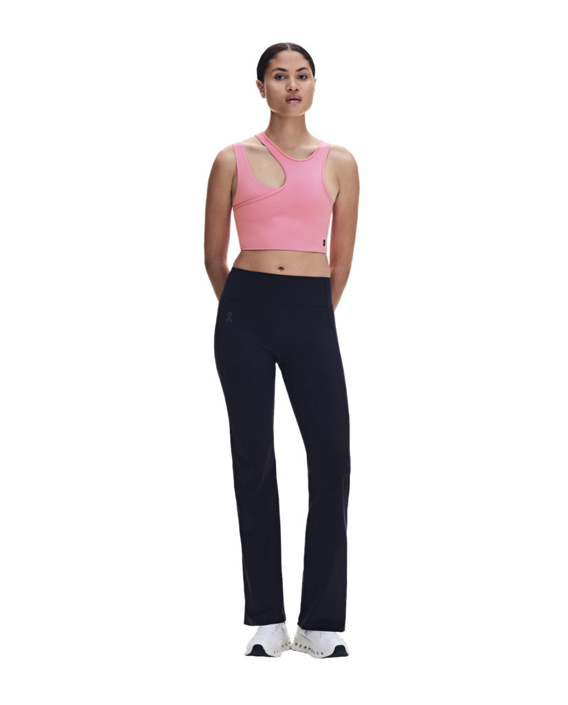 Women's On Running Studio Asymmetric Crop 1 Magnolia — view 6