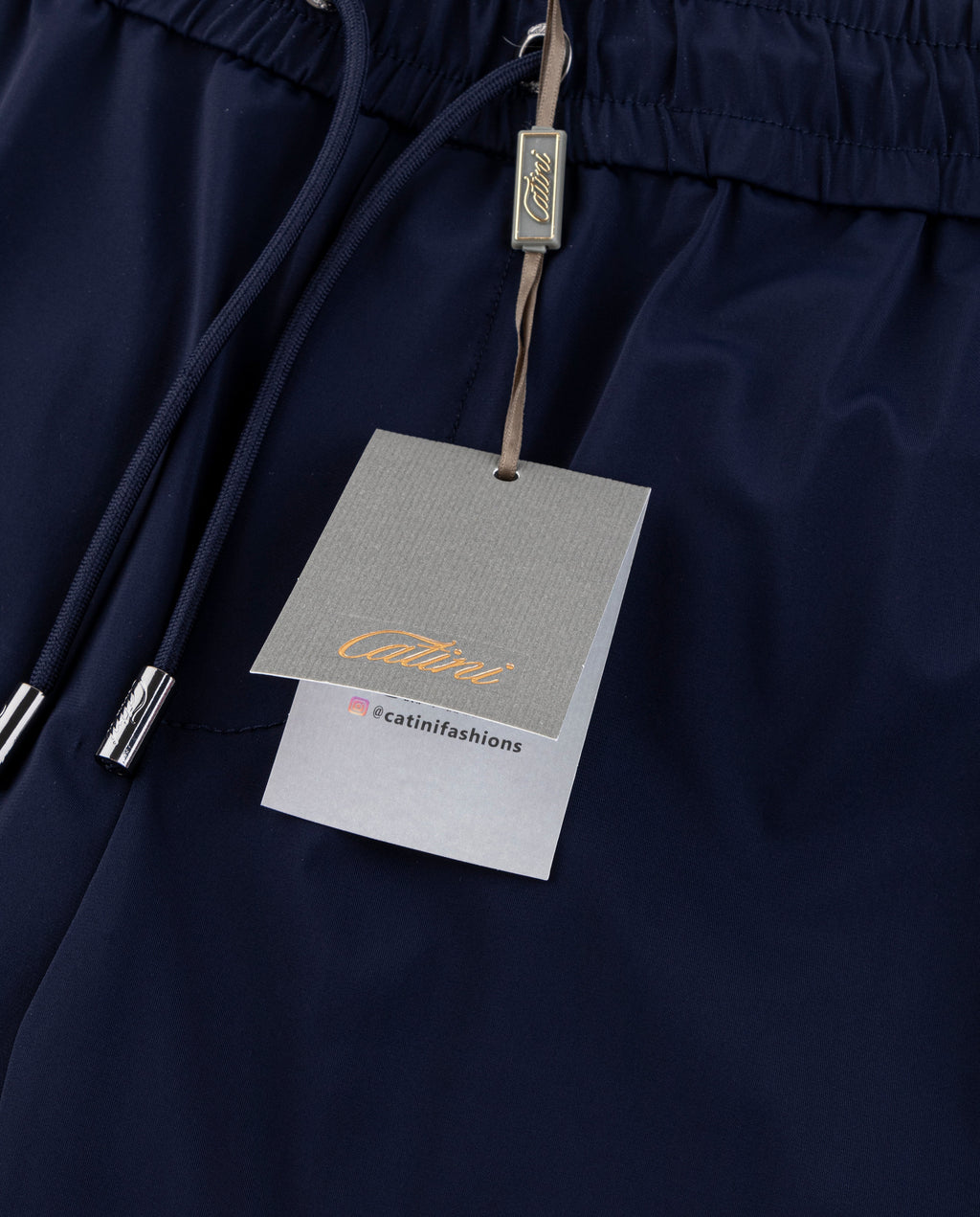 Men's Catini Intorno Tech Trousers in Navy — image 6
