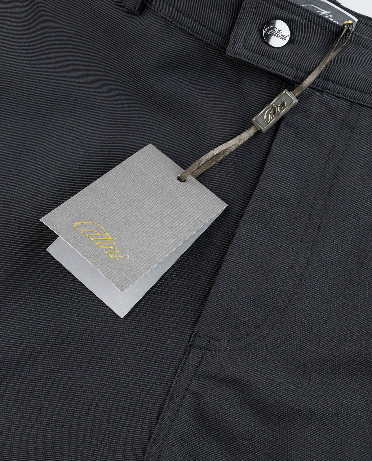 Men's Catini Alcorto Chino Shorts in Grey — image 6