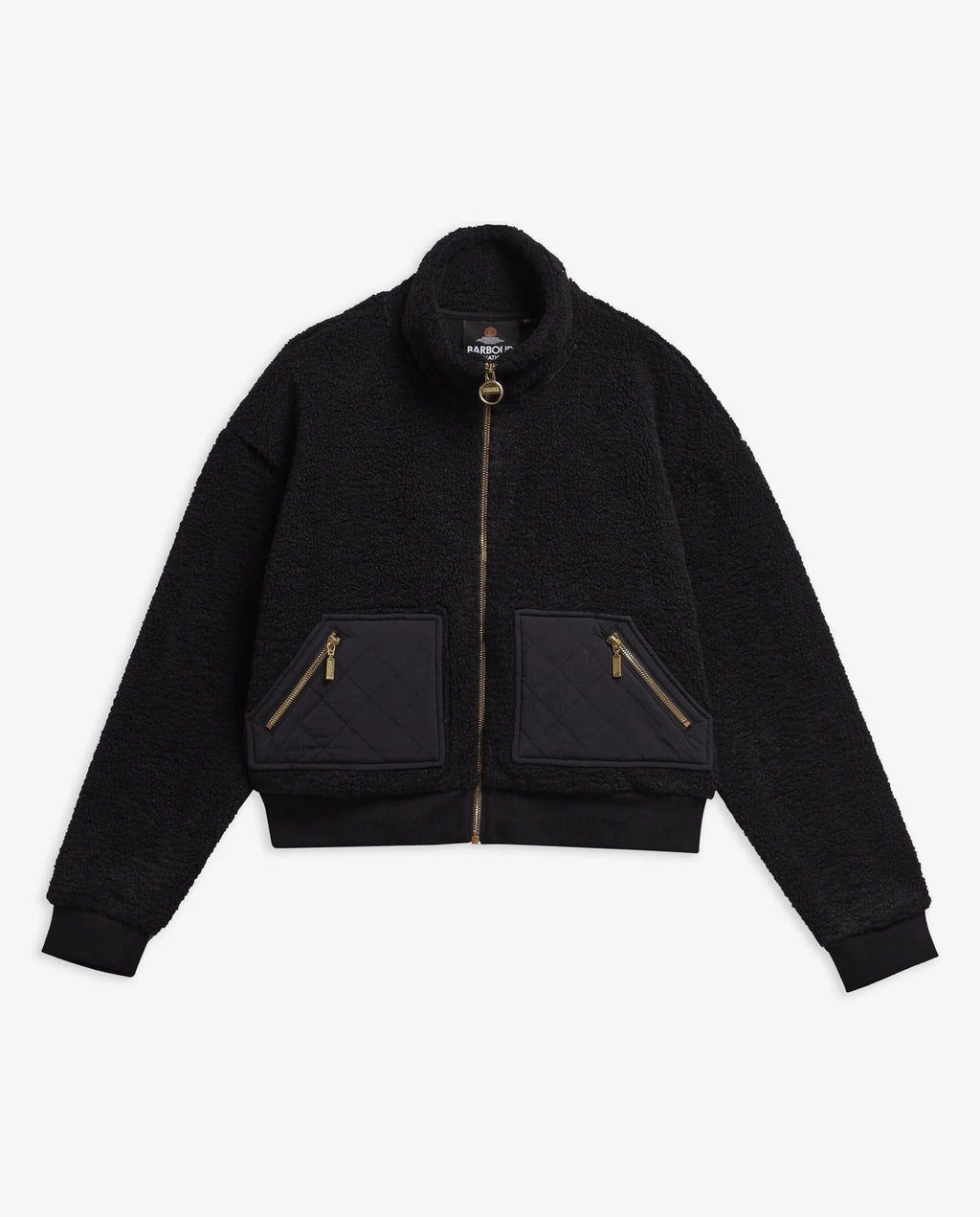 Women's Barbour International Gea Fleece In Black — view 7