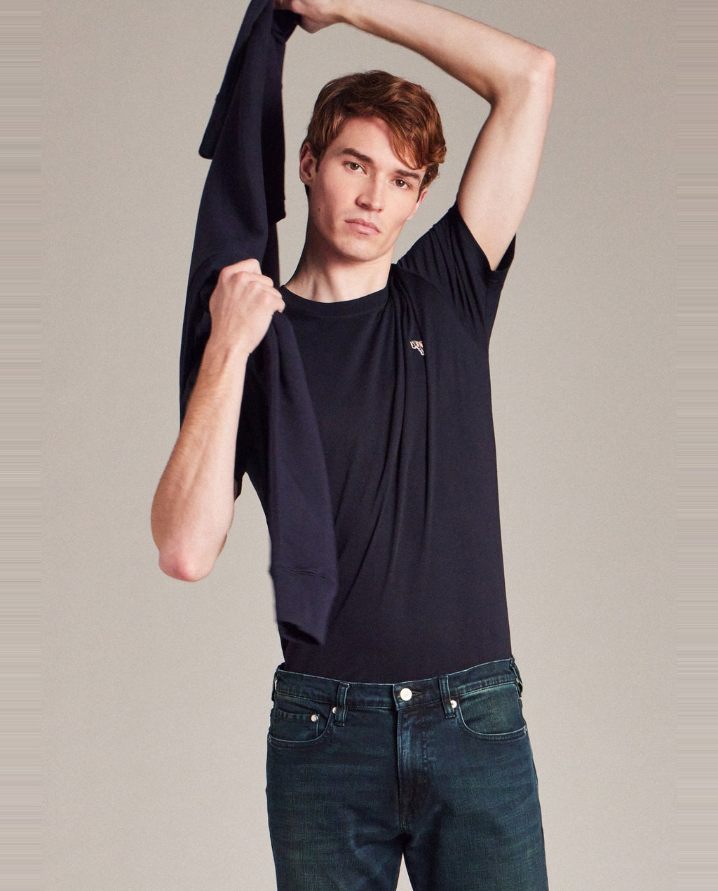 Men's Paul Smith Navy Short Sleeve Reg Fit Zebra T-Shirt - image 7