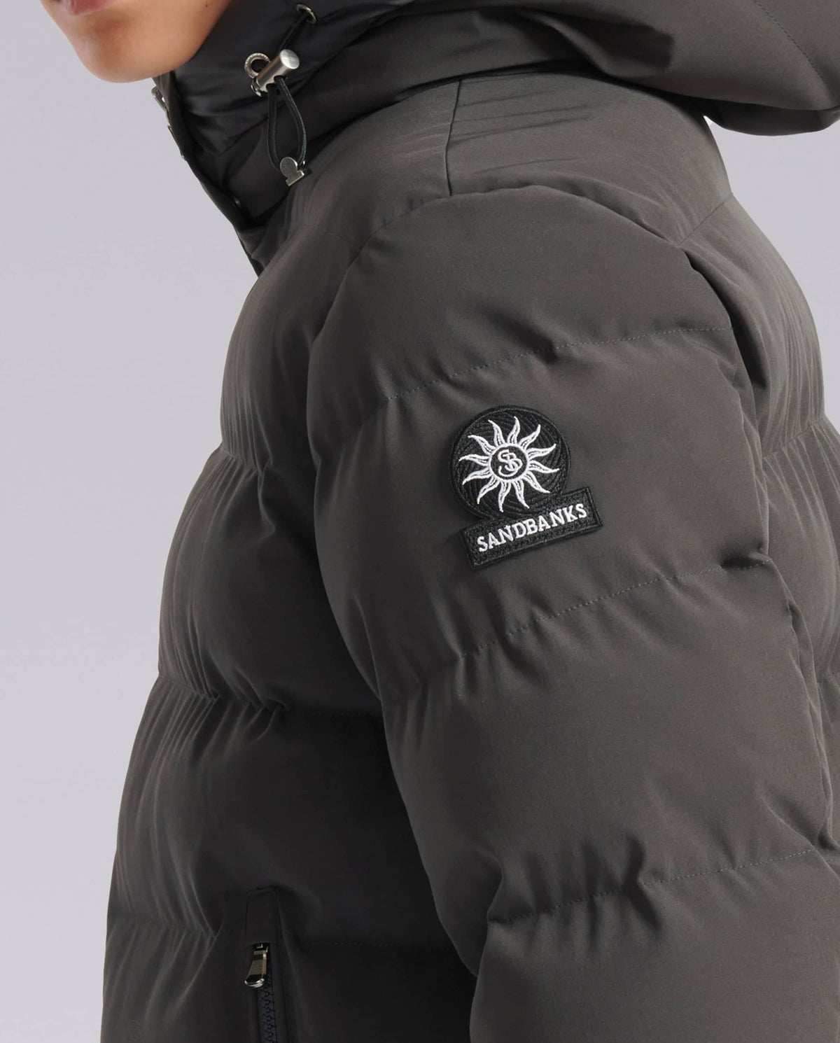 Men's Sandbanks Charcoal Core Puffer Jacket - image 7