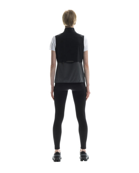 Women's On Running Weather Vest in Black Eclipse — view 7