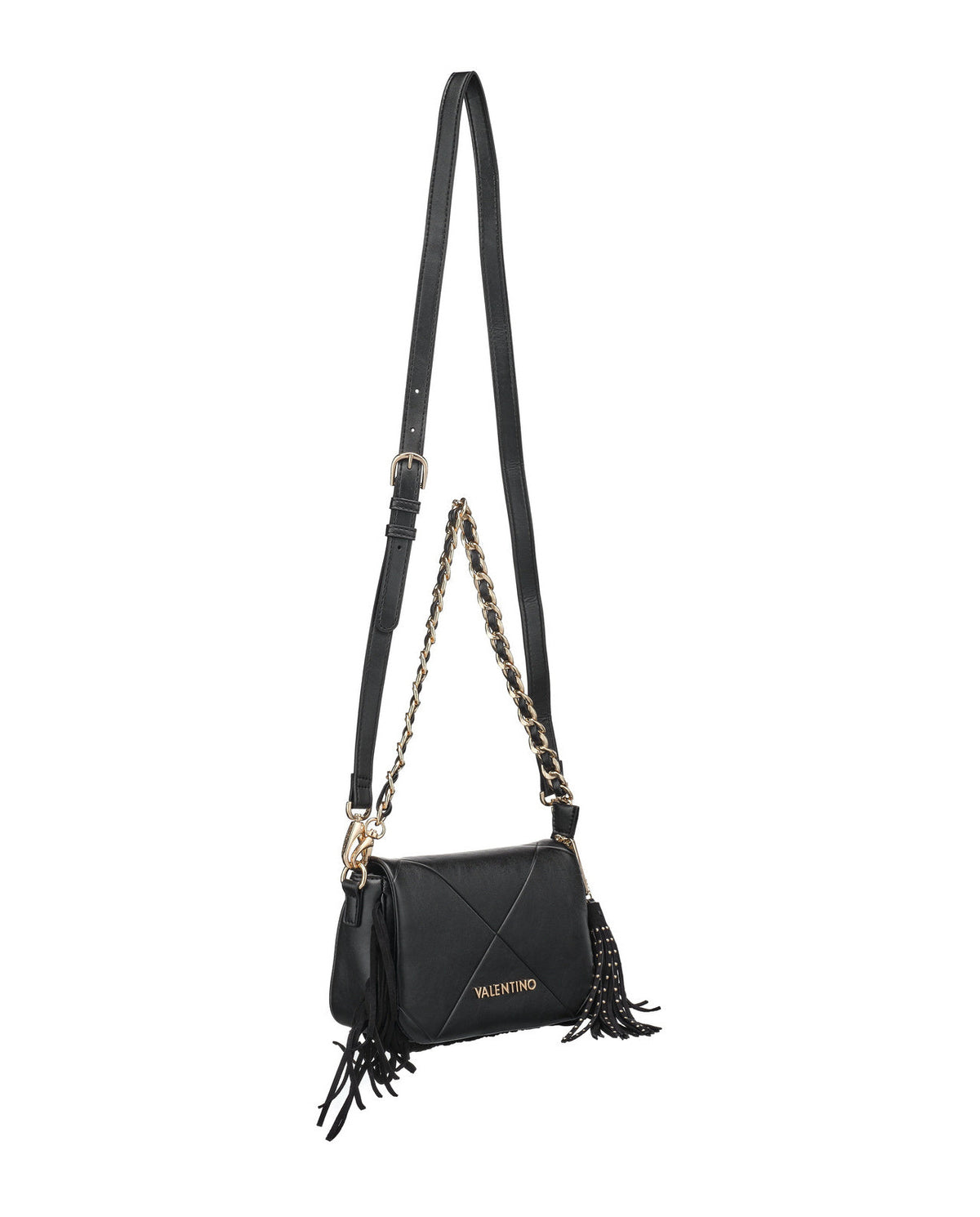 Women's Valentino Astrid Flap Bag In Black