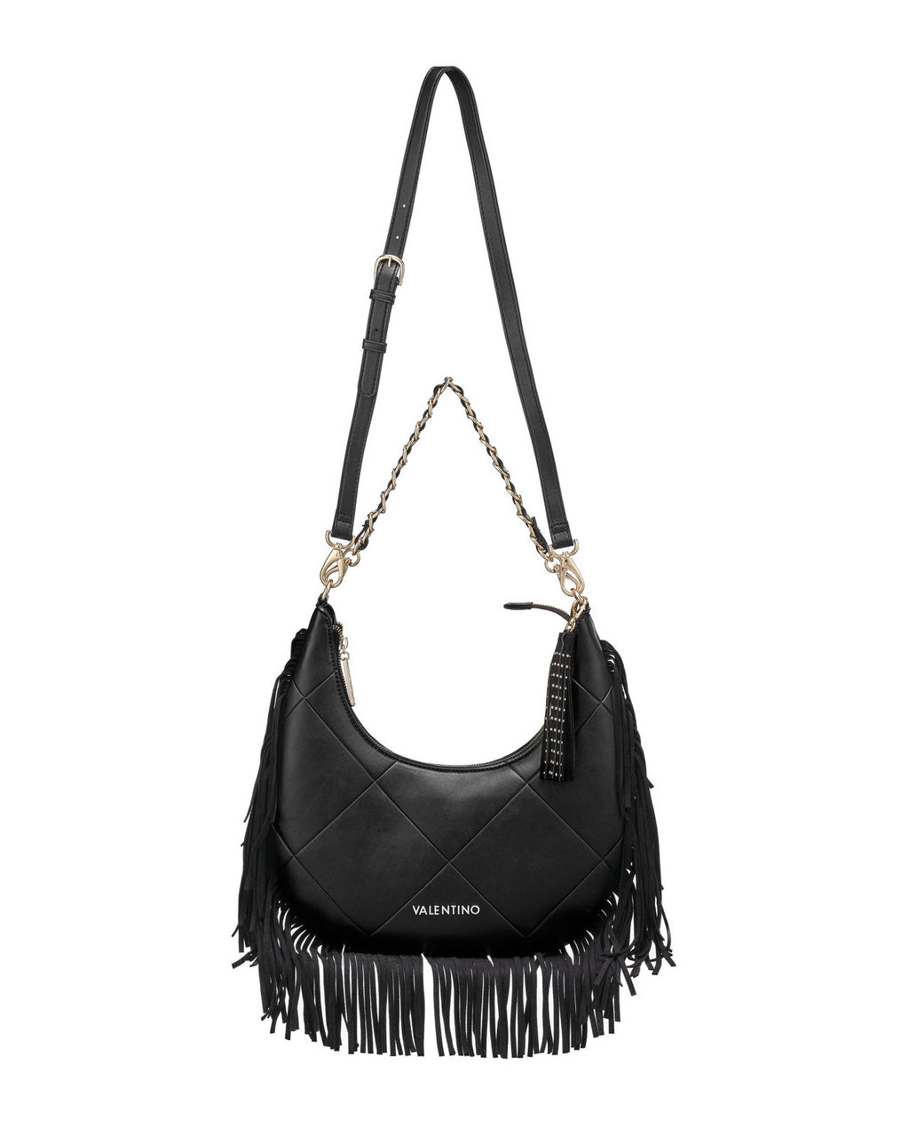 Women's Valentino Astrid Hobo Bag In Black
