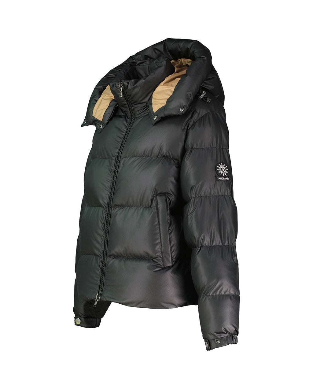 Women's Sandbanks Black Aurora Puffer Coat - image 8