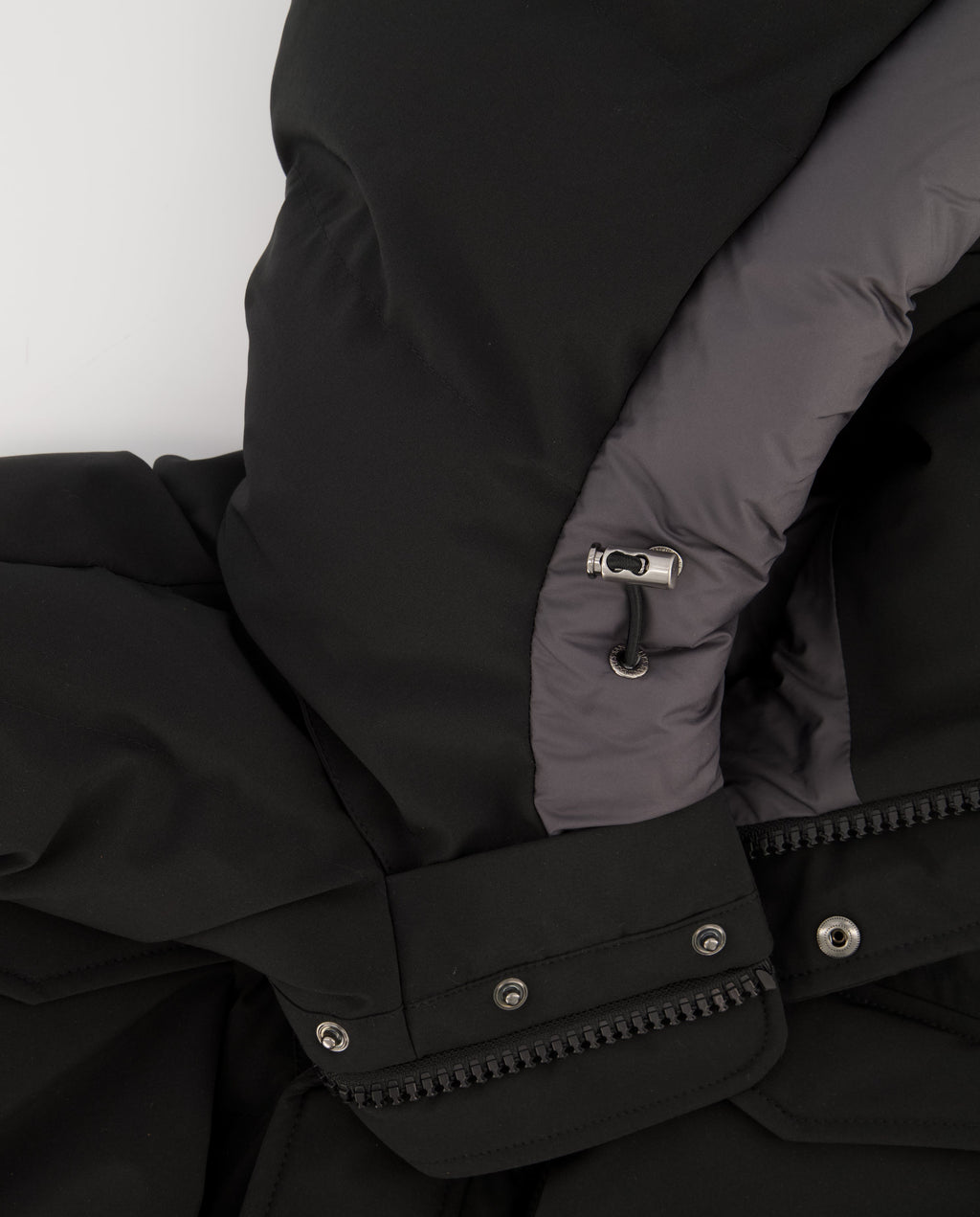 Men's Sandbanks Branksome Black Long Puffer Jacket - image 8