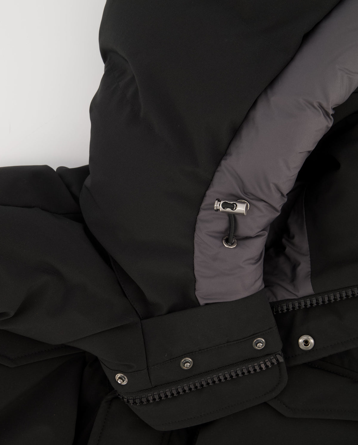 Men's Sandbanks Branksome Black Long Puffer Jacket - image 8