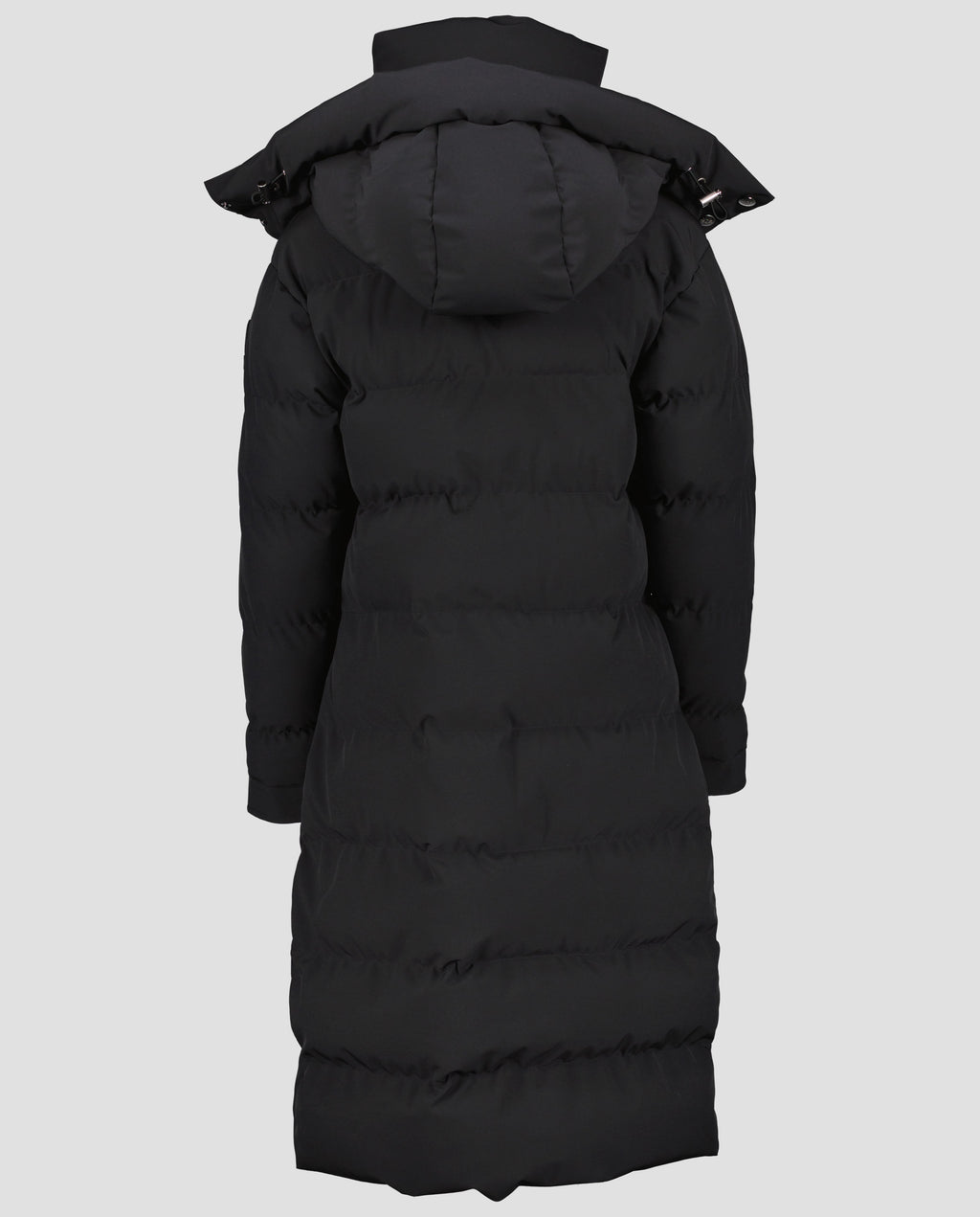Women's Sandbanks Haven Black Long Puffer Jacket - image 8