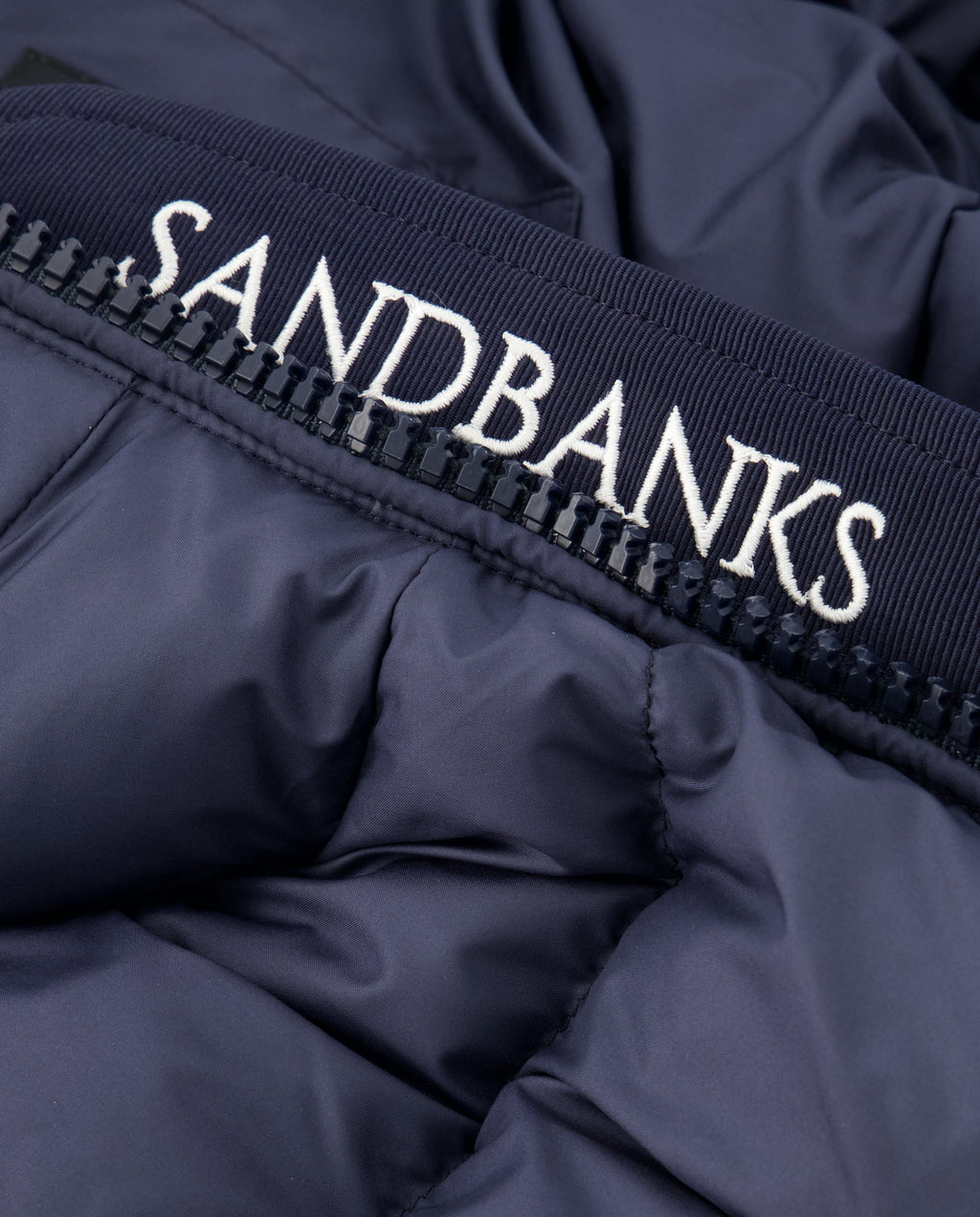 Men's Sandbanks Ravine Navy Mid Puffer Jacket - image 8