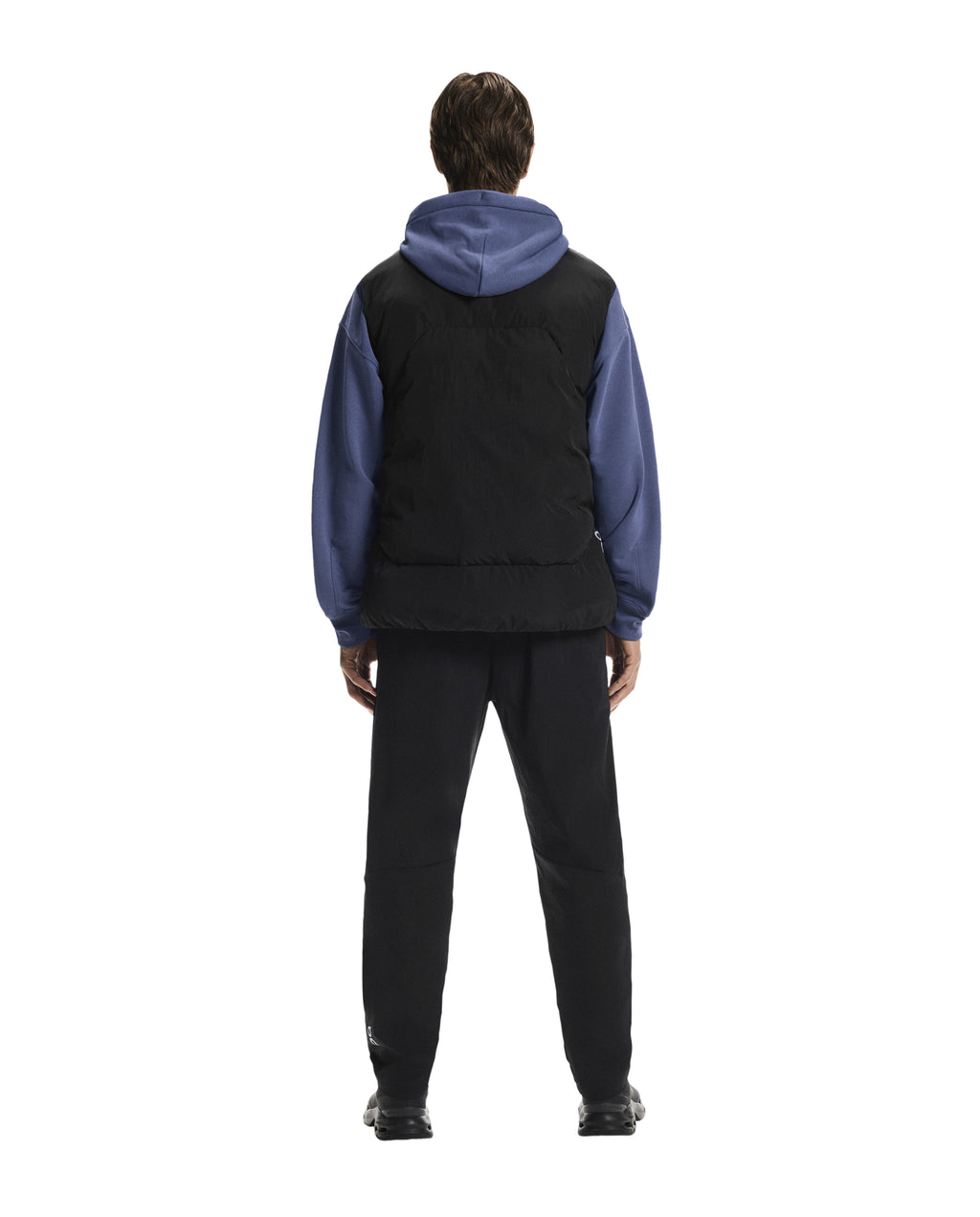 Men's On Running Black All Day Puffer Vest — view 7