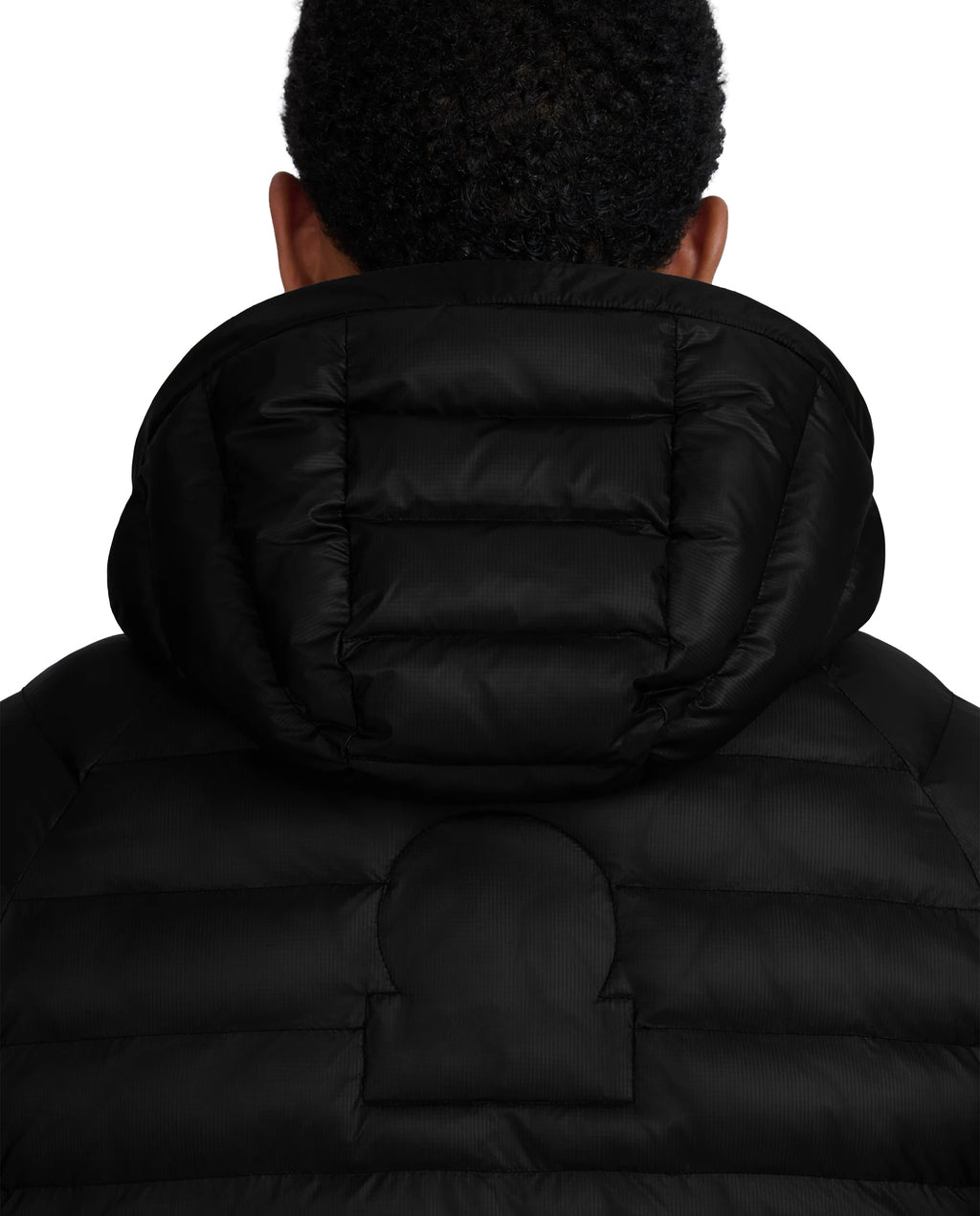 Men's Sandbanks Black Ragland Hooded Ripstop Micro Puffer Jacket - image 8