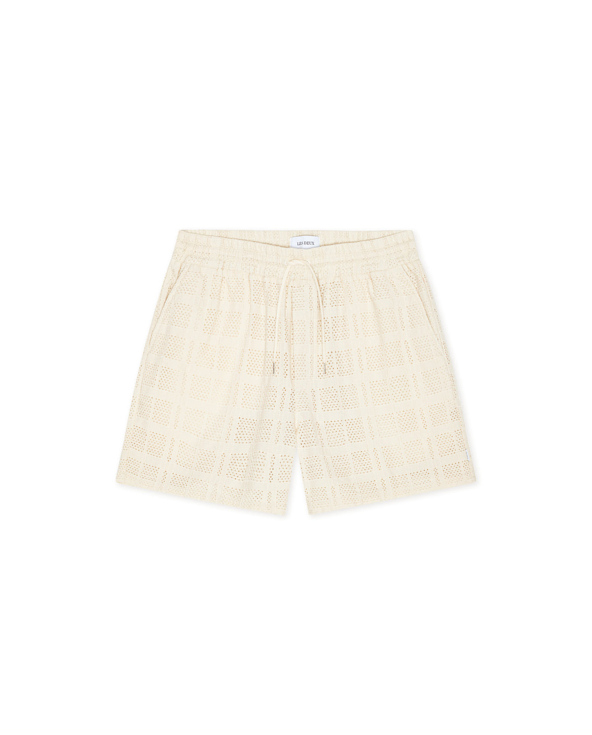 Mens Les Deux Ivory Charlie SS Shirt & Short Set - image 8