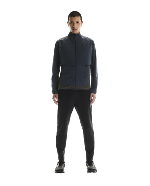 Men's On Running Weather Jacket Insulated in Navy I Eclipse — view 8