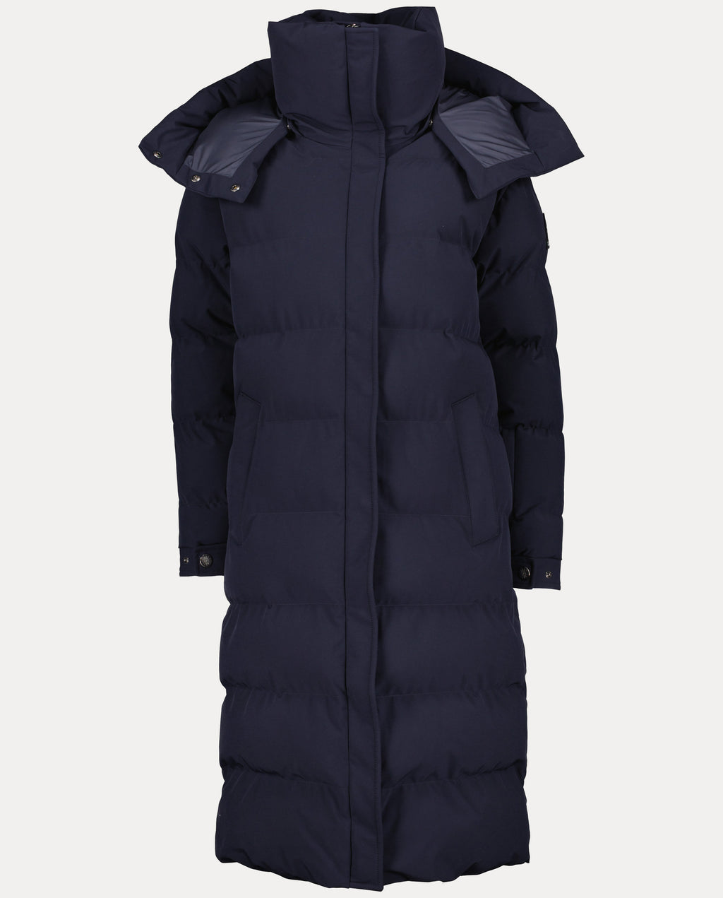 Women's Sandbanks Haven Navy Long Puffer Jacket