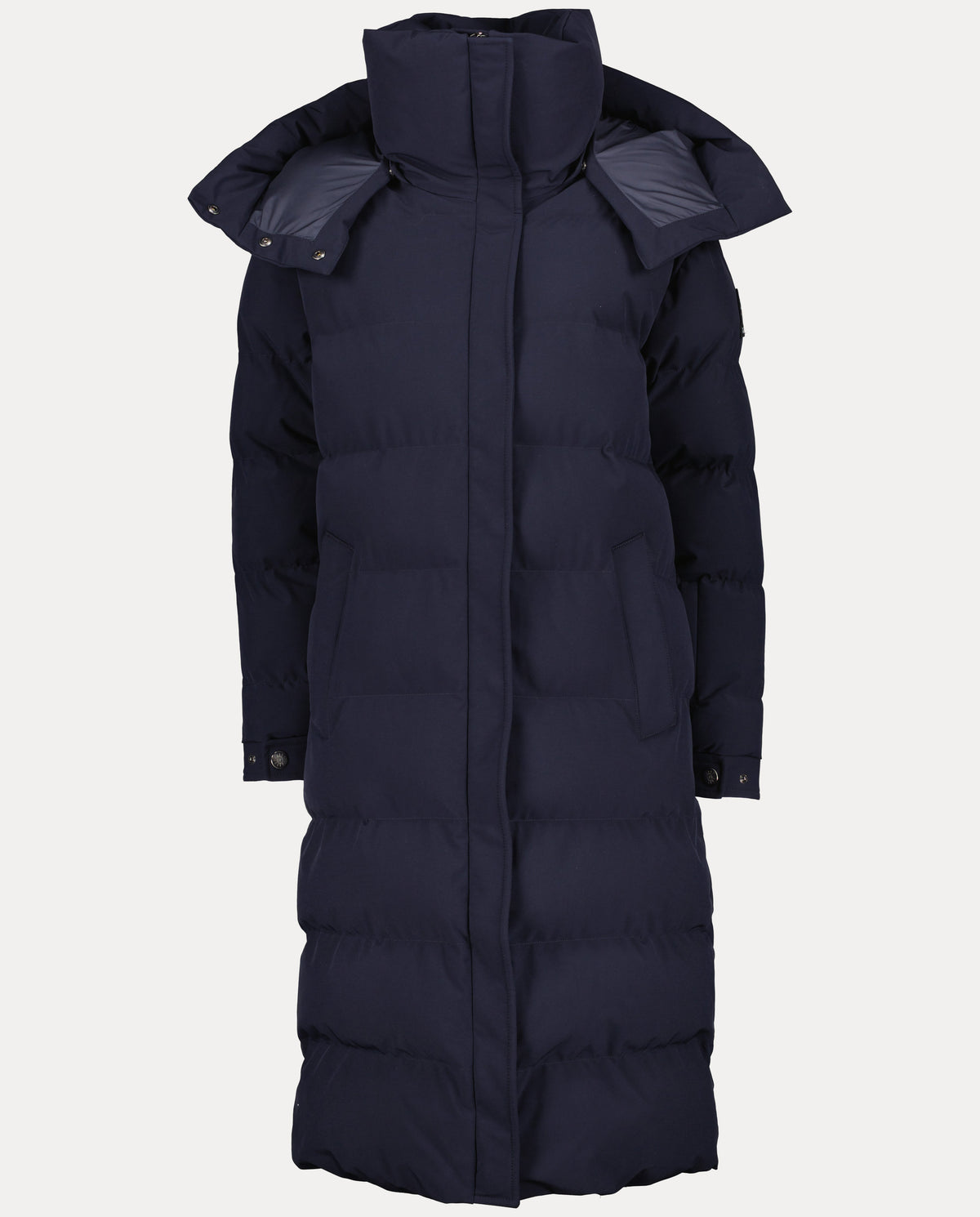 Women's Sandbanks Haven Navy Long Puffer Jacket