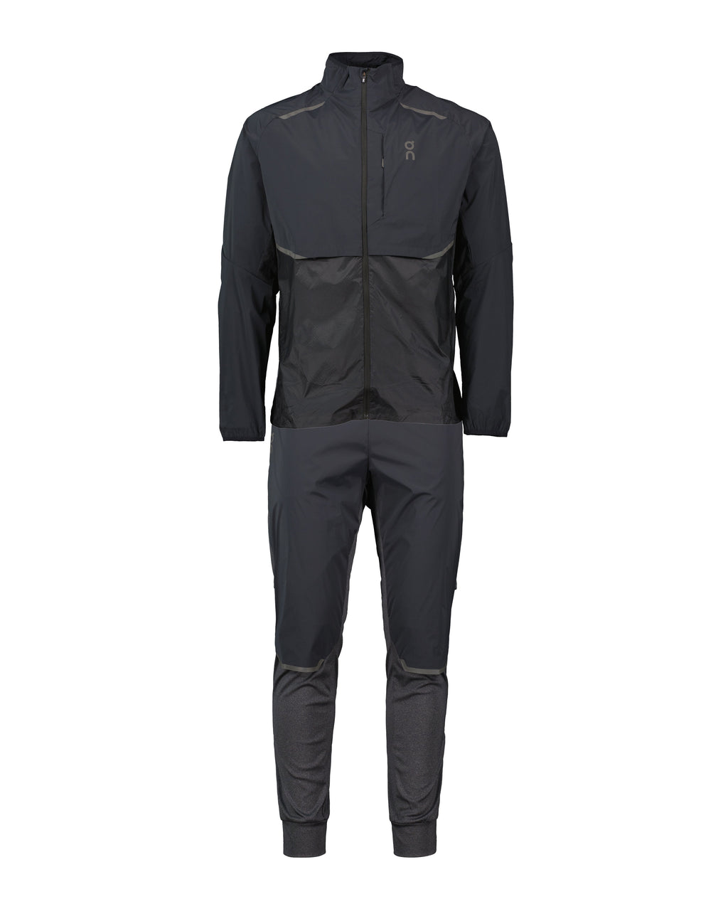Men's On Running Black Weather Jacket & Weather Pant Set — view 7